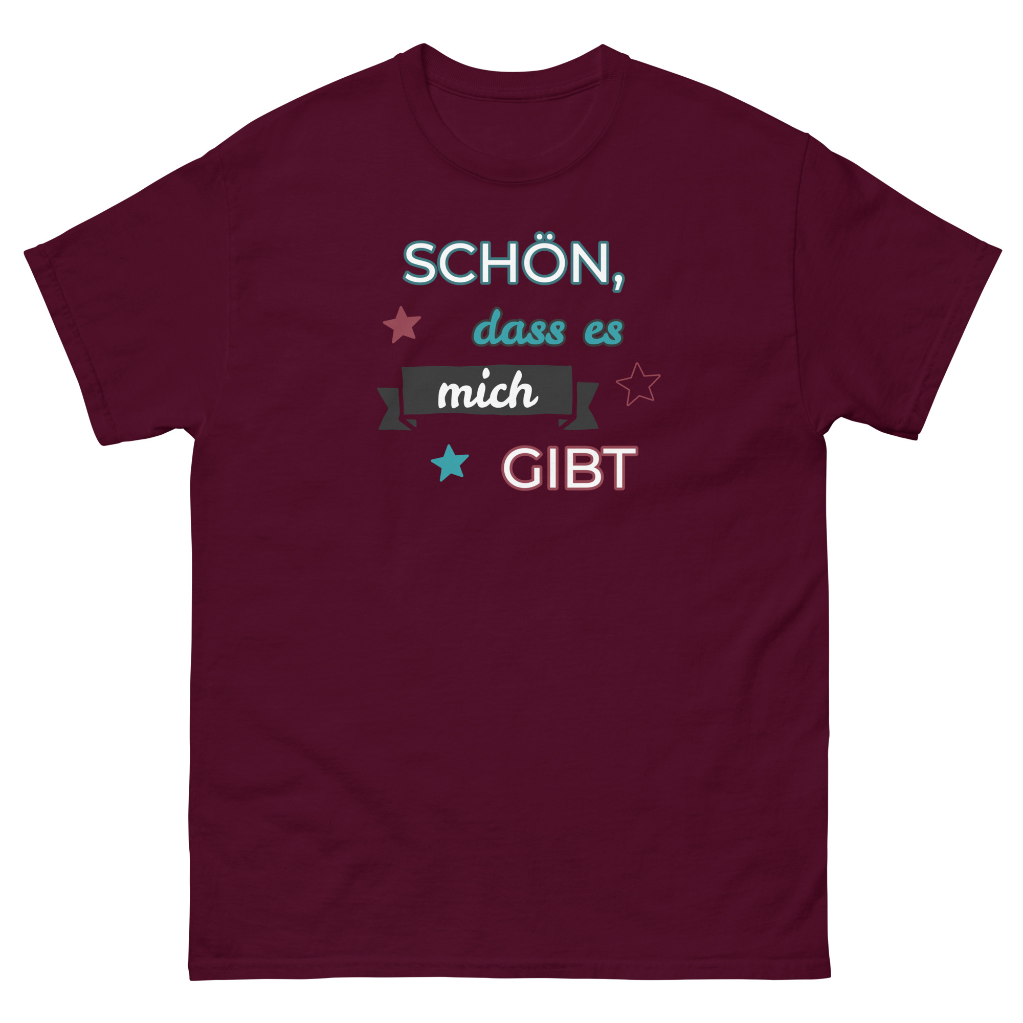 mens-classic-tee-maroon-front-6630b1681483b.jpg